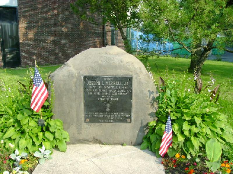 Zoom on the image : Private Joseph F. Merrell, Jr. Memorial 